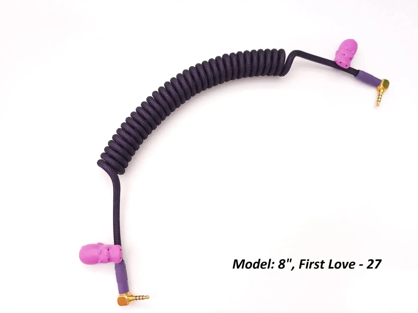 Dark Purple TRRS Cable for split ergo keyboards like ErgodoxEZ and Moonlander.