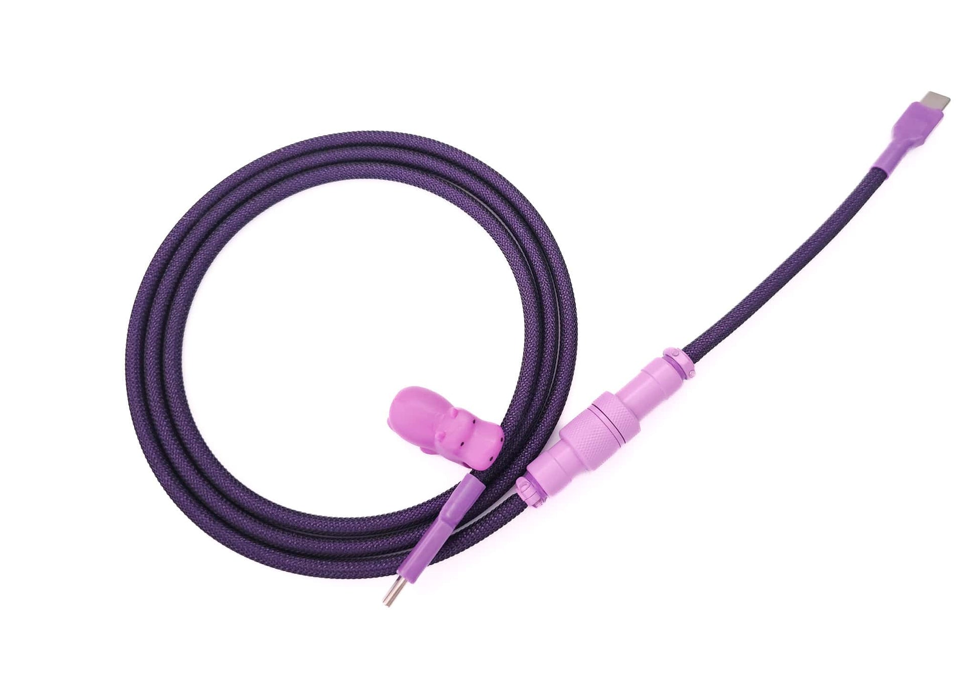 Dark purple cable with Purple Gx12