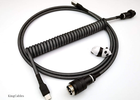 BOW coiled keyboard cable
