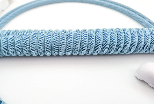 Blue custom keyboard cable