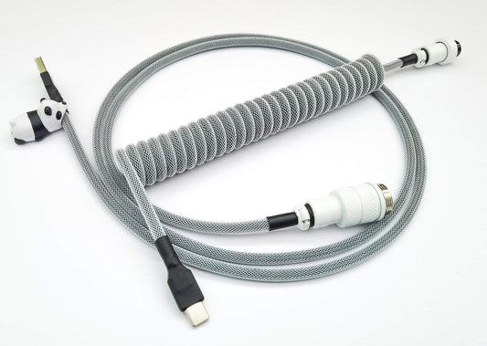 WOB coiled keyboard cable