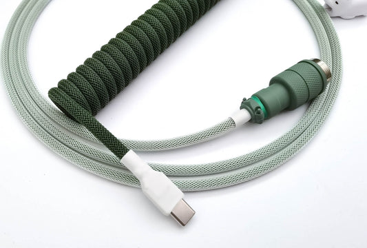 Dark Botanical coiled cable