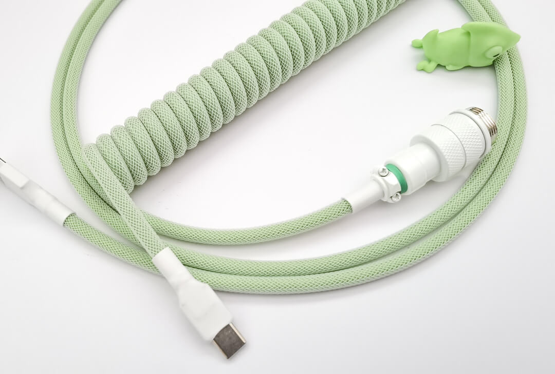 pastel green custom usb c cable