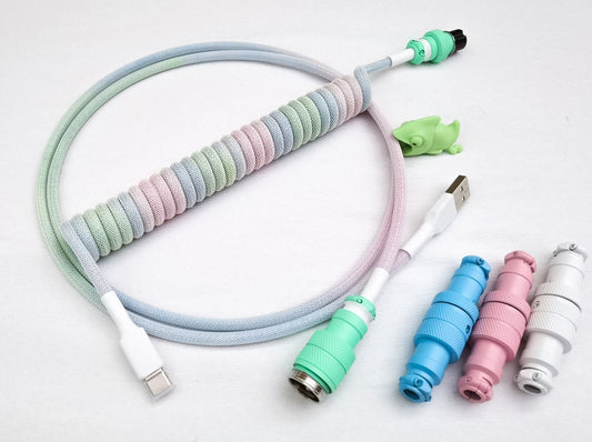 coiled rainbow cable