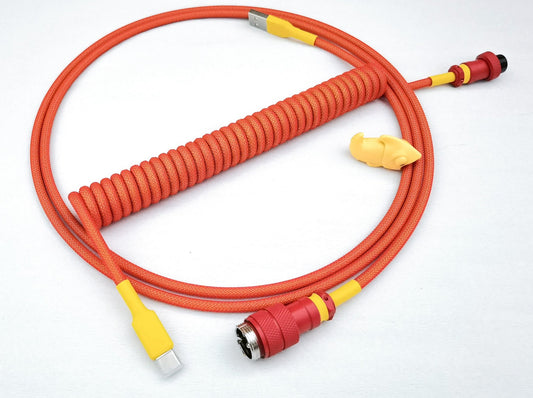 Redd coiled keyboard cable
